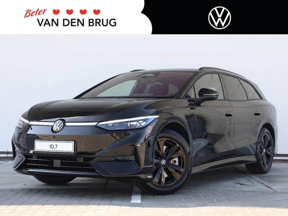 Volkswagen ID.7 Tourer Limited Edition Plus 59 kWh 204 PK |, Auto's, Volkswagen, Achterwielaandrijving, Gebruikt, Zwart, Zwart