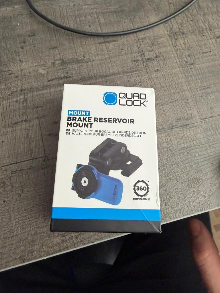 Quadlock Remreservoir Mount - nieuw in doos, Telecommunicatie, Telefoonhouders, Ophalen of Verzenden, Nieuw, Motor