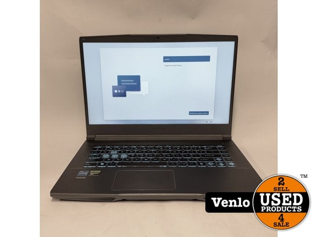 MSI Thin15 B12uc-2013NL|i5-1212450H|16GB|512GB|RTX3050| ZGAN, Computers en Software, Windows Laptops, MSI, Zo goed als nieuw, Support@msi.com