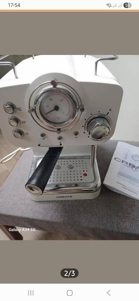 Retro Espressokoffie Apparaat - Zo goed als nieuw, Ophalen of Verzenden