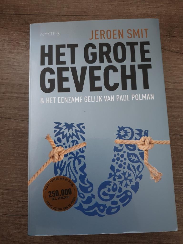 Het Grote Gevecht - Jeroen Smit (Paul Polman), Ophalen of Verzenden, Gelezen, Jeroen Smit
