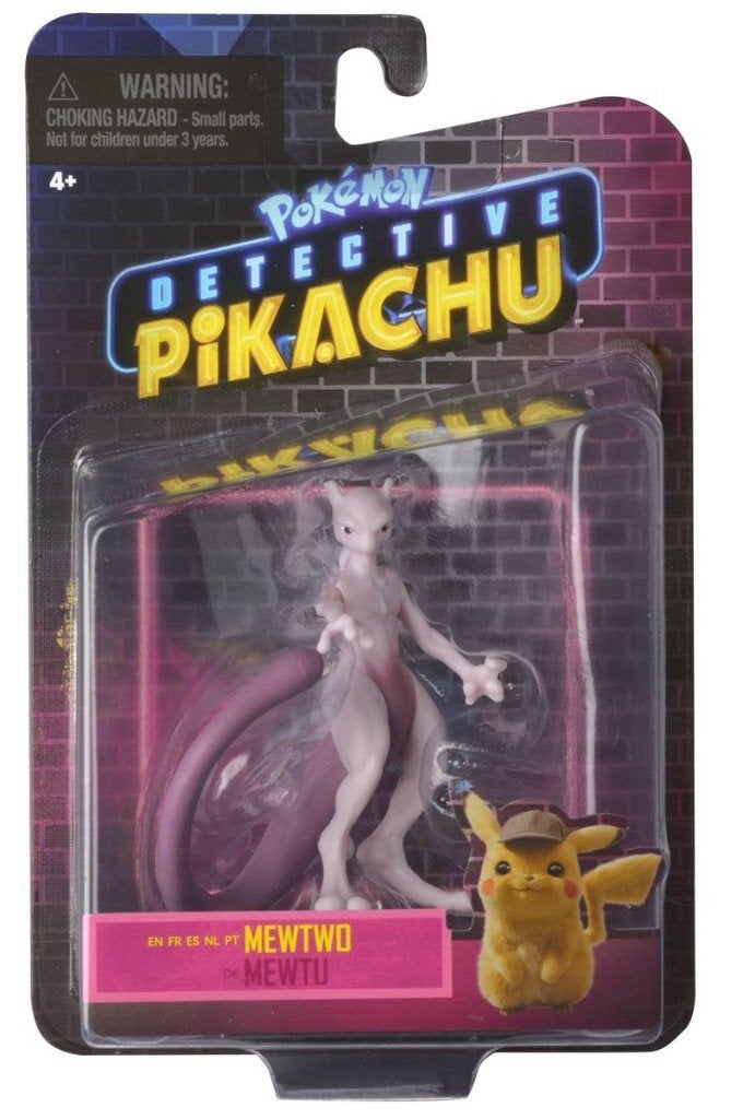 Actiefiguur Pokémon Detective Pikachu Newtwo, Ophalen of Verzenden, Nieuw
