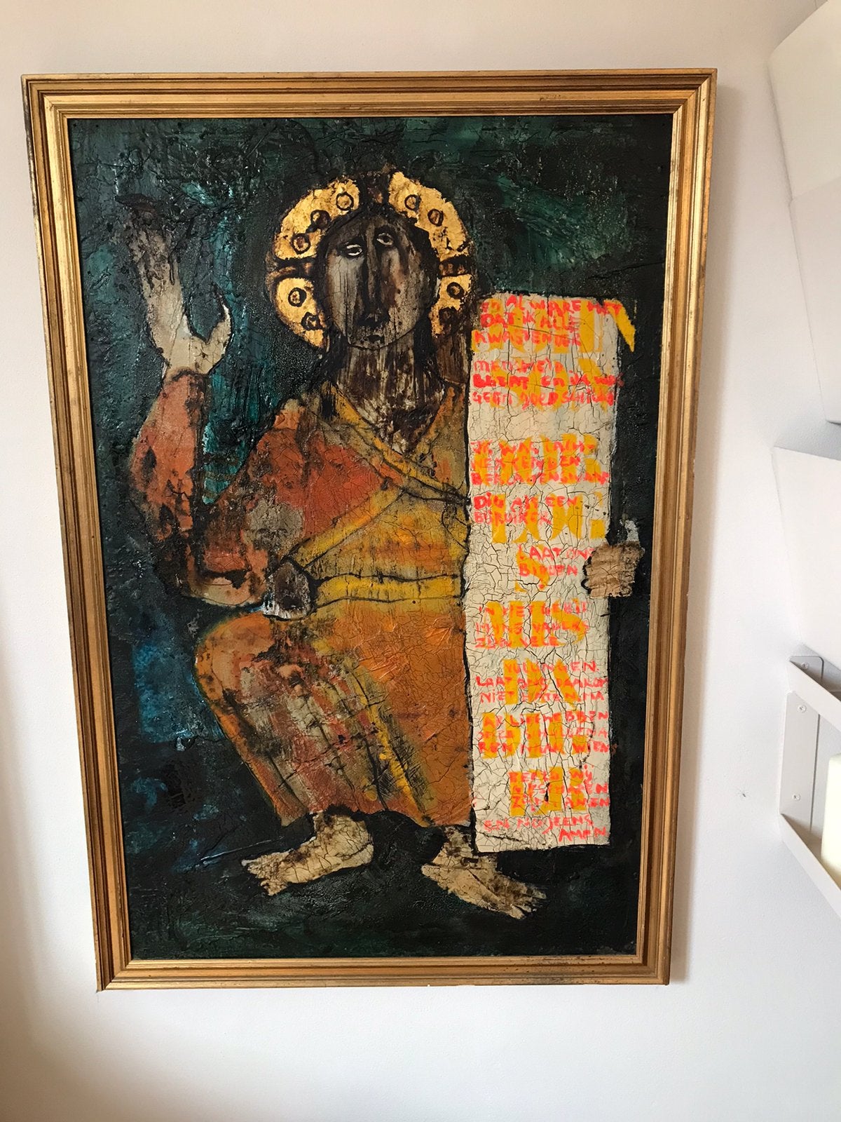 Olieverf schilderij Antje Ypelaar, Ophalen