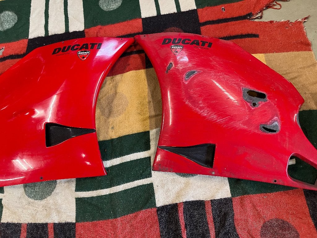 Ducati 998R carbon kuip, Ophalen, Gebruikt