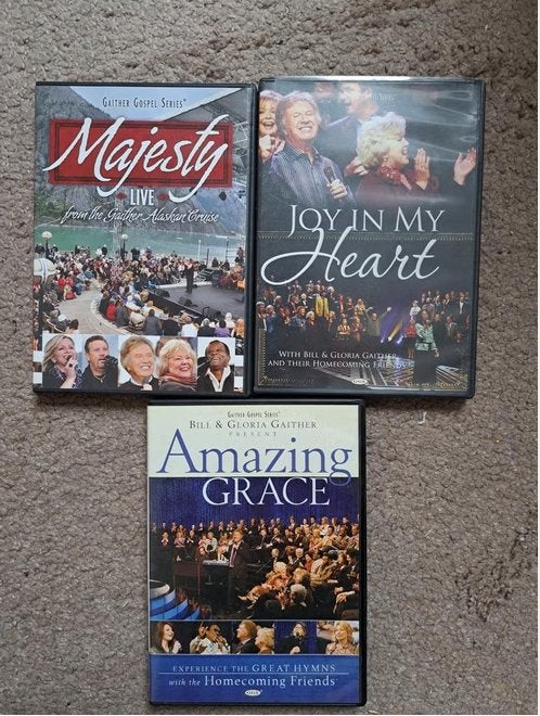 3X DVD - Gaither Gospel Series - 15,-, Alle leeftijden, Ophalen of Verzenden, Zo goed als nieuw