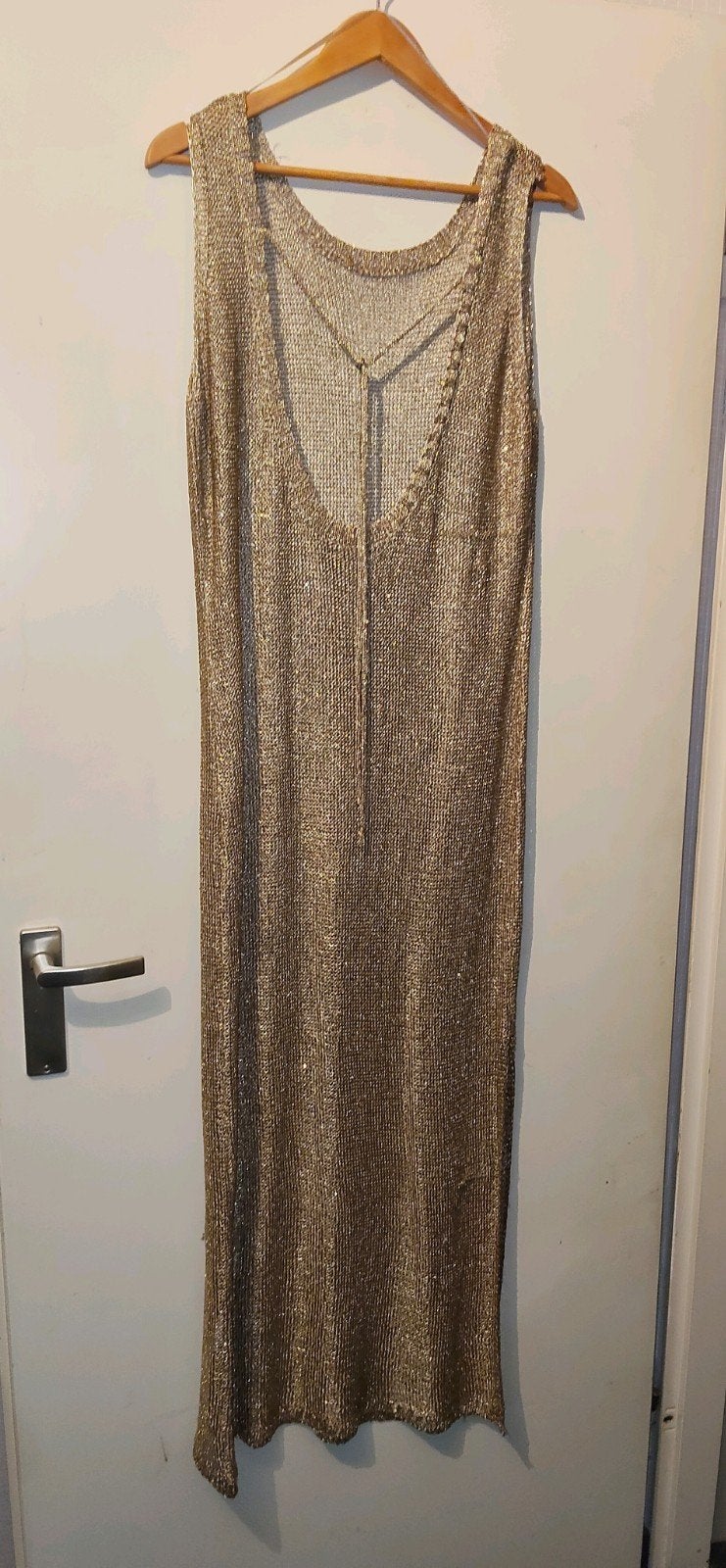 Nieuwe gouden jurk maat XL, Maat 46/48 (XL) of groter, Nieuw, Ophalen of Verzenden, Goud