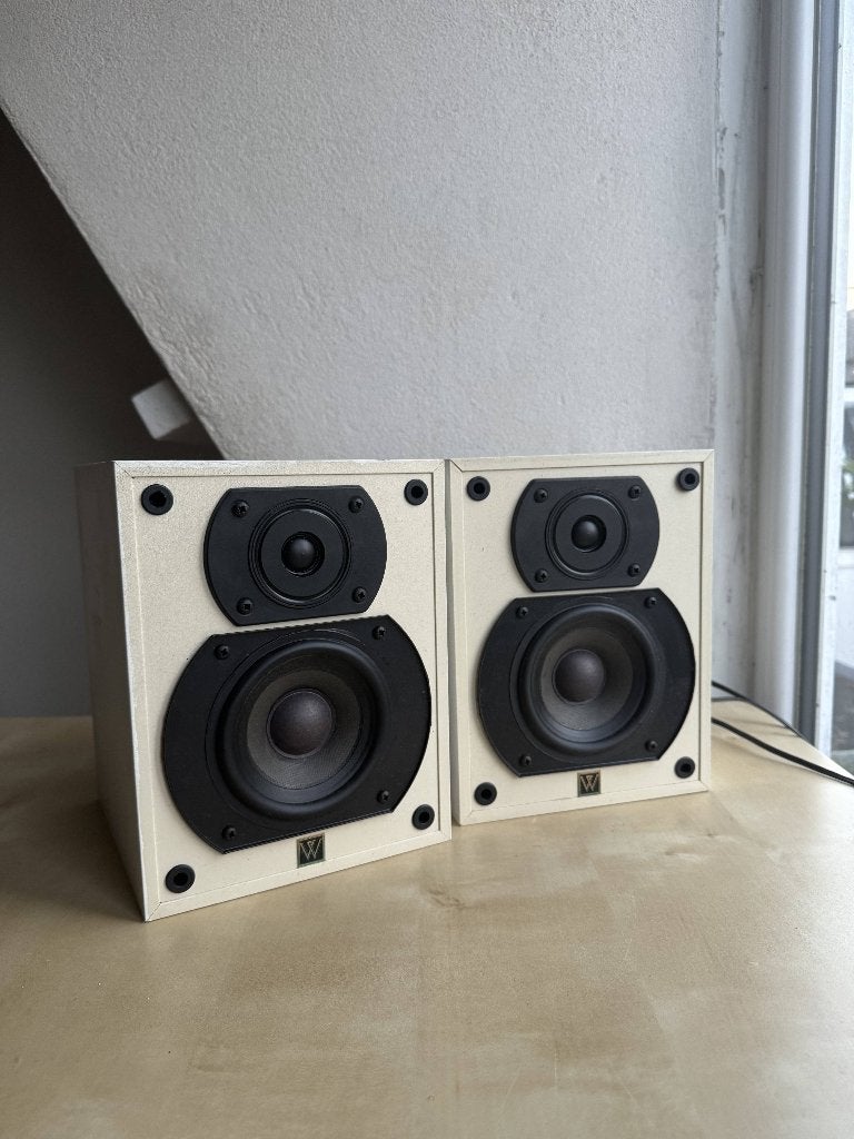 Wharfedale Desktop Speakers, Refurbished, 60 tot 120 watt, Front, Rear of Stereo speakers, Ophalen