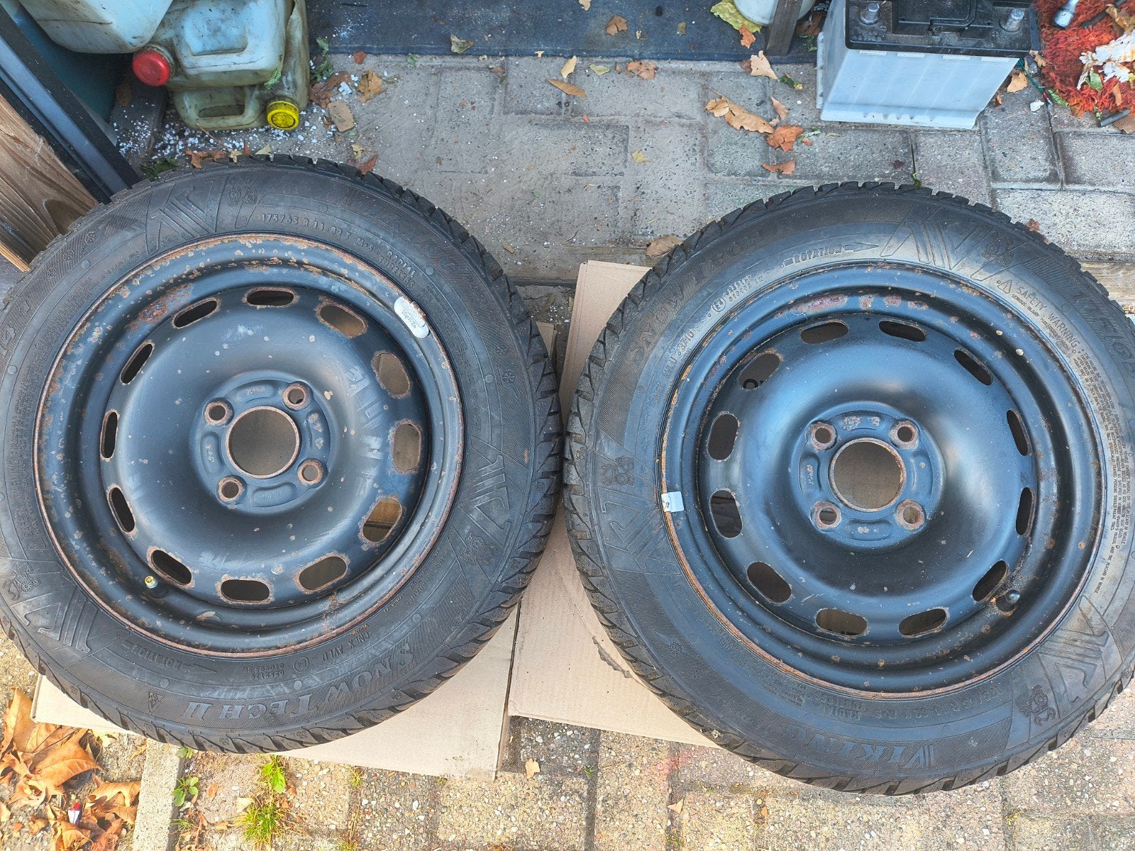 2 velgen Peugeot 4x108, Ophalen