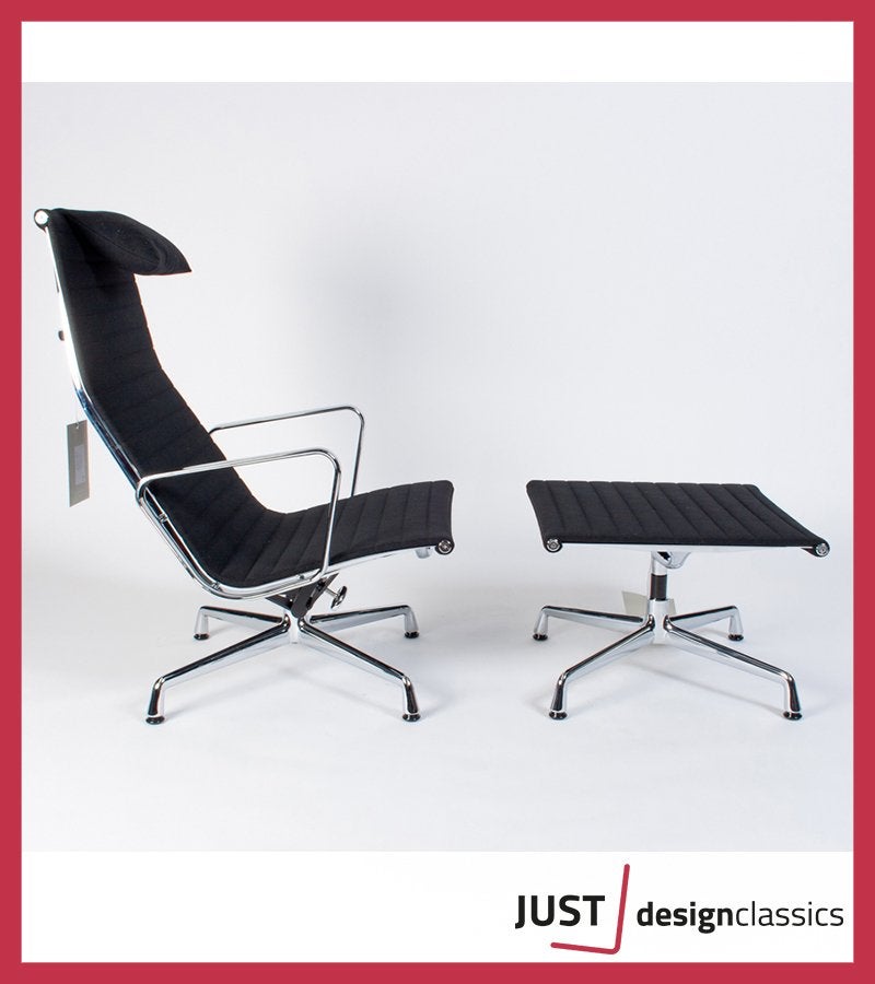 Vitra Eames ea124 & ea125 Zwart Hopsak Chroom NIEUW, Niet ingevuld, Nieuw, Niet ingevuld, Niet ingevuld