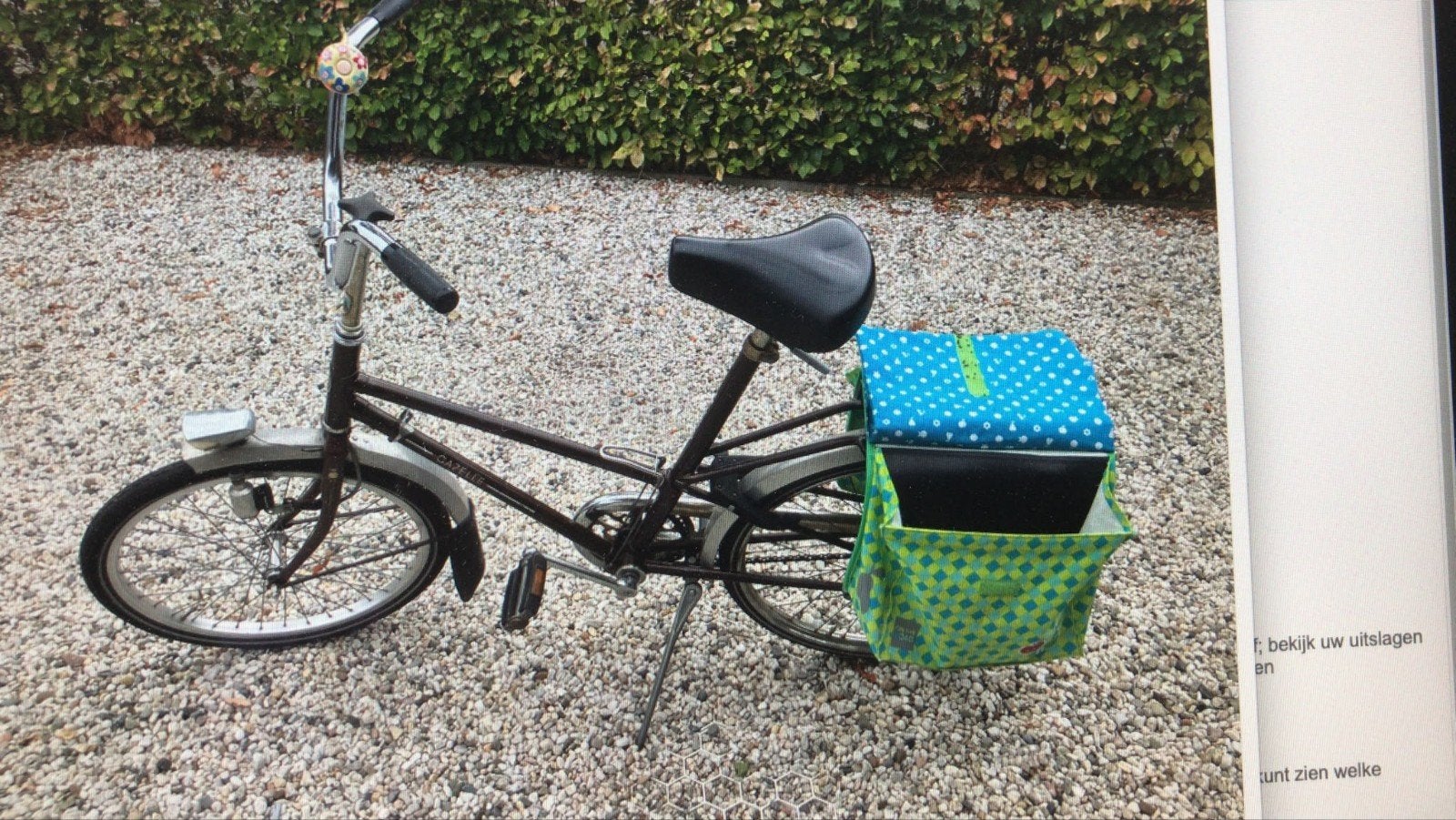 Gazelle vouwfiets vintage bruin, pas gereviseerd, Ophalen, Gebruikt, 20 inch of meer, Gazelle