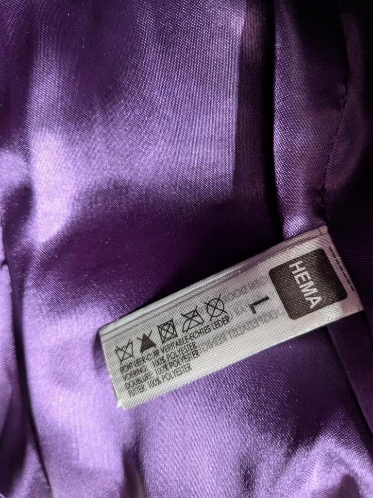 Hema leren  jasje paars maat L nieuw, Kleding | Dames, Jassen | Zomer, Maat 38/40 (M), Hema, Hema, Nieuw