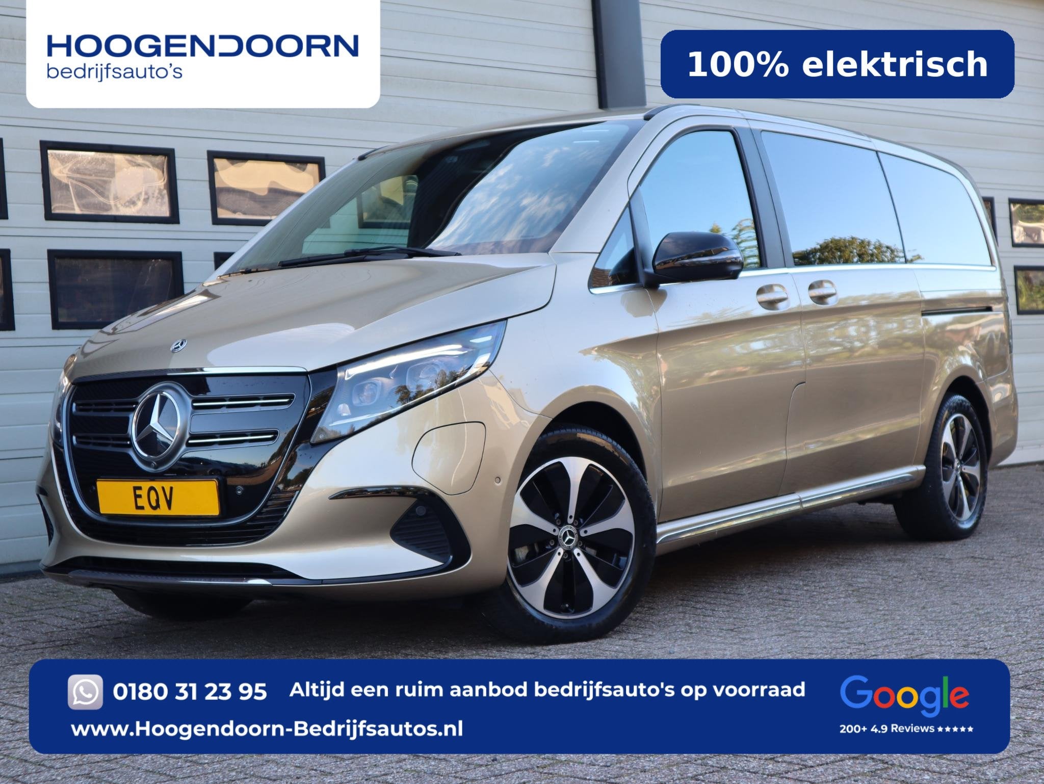 Mercedes-Benz EQV 300 90 kWh L2 AMG Avantgarde Airmatic - Pa, Auto's, Gebruikt, Overige kleuren, 365 km, 7 stoelen