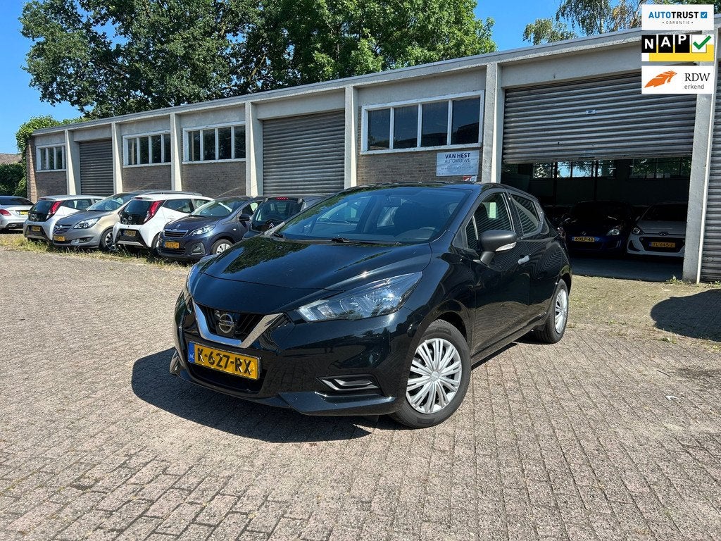 Nissan Micra 1.0 IG-T Airco/ Stoel verwarming/ NAP! 1e Eige., Auto's, Nissan, Voorwielaandrijving, Euro 6, Zwart, Origineel Nederlands