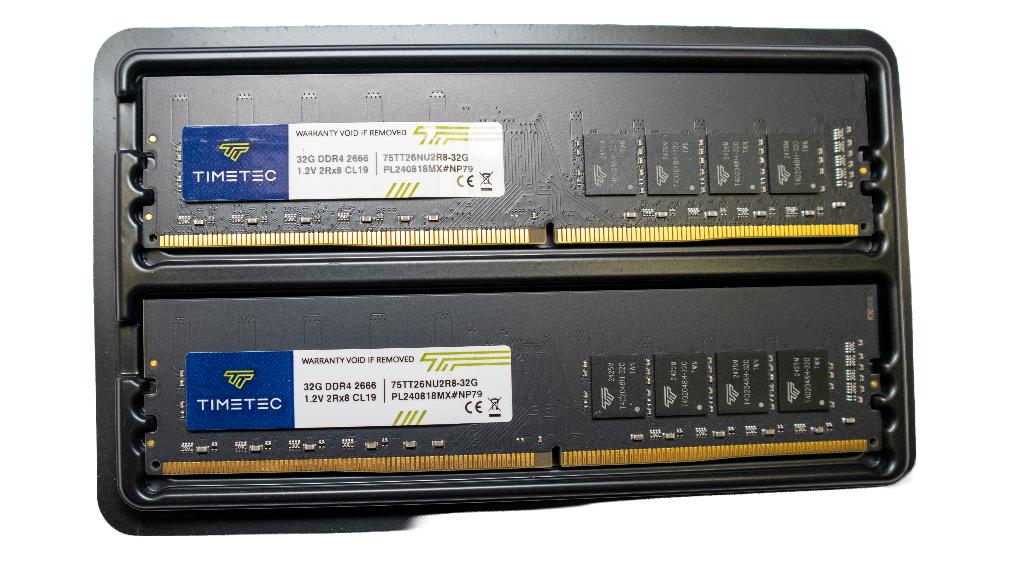 Timetec 64GB (2x32GB) DDR4 2666MHz, Computers en Software, RAM geheugen, Nieuw, Desktop, 64 GB, DDR4, Ophalen of Verzenden