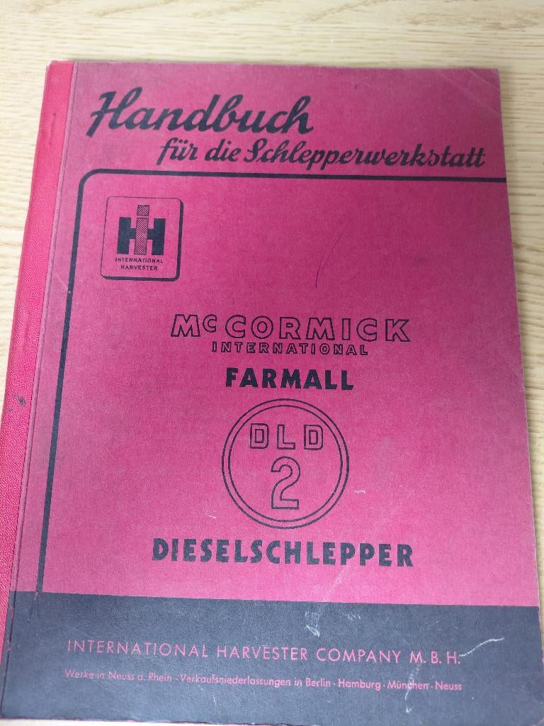 Werkplaatshandboek Cormick International DLD2, Boeken, Catalogussen en Folders, Ophalen of Verzenden, Gelezen