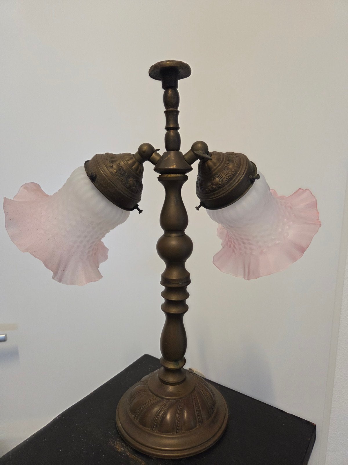 Antieke tafellamp, Ophalen of Verzenden, Minder dan 50 cm