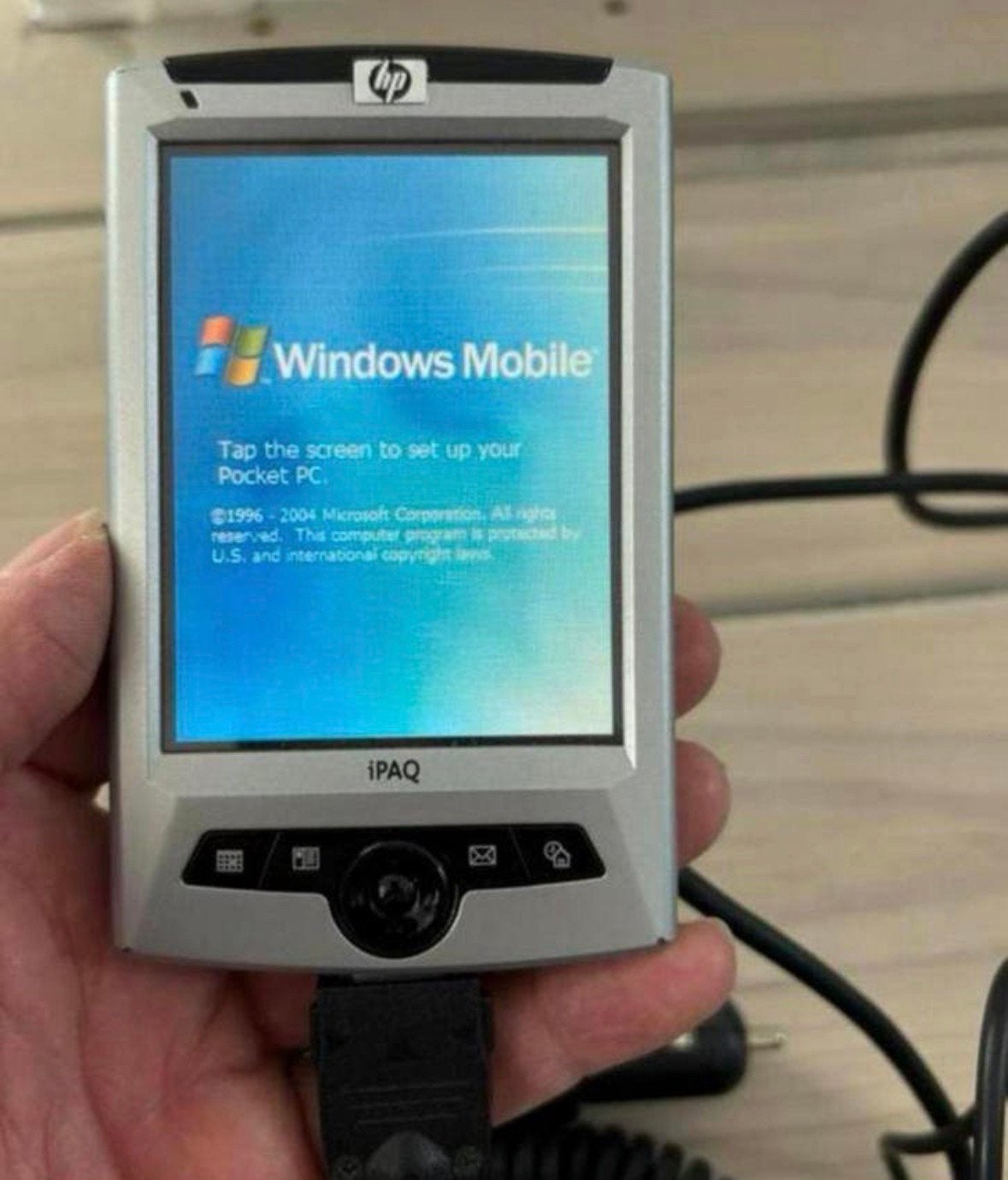 HP's iPAQ rz1710 Pocket PC alles-in-een autonavigatiesysteem, Telecommunicatie, Ophalen of Verzenden, Gebruikt, Overige merken