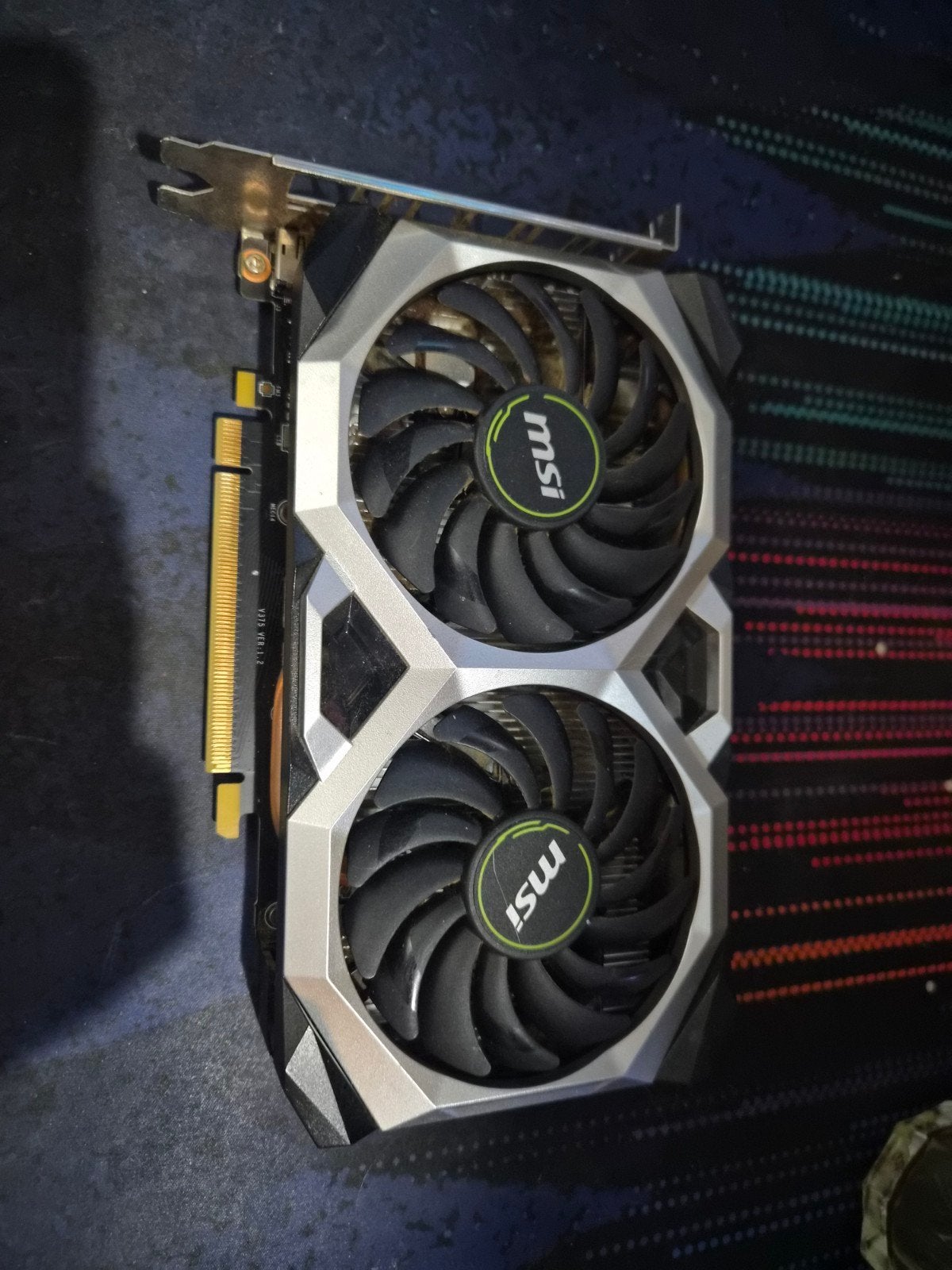 MSI GeForce GTX 1660 Ti VENTUS XS 6G OC Videokaart, PCI-Express 3, GDDR6, Ophalen of Verzenden, Zo goed als nieuw