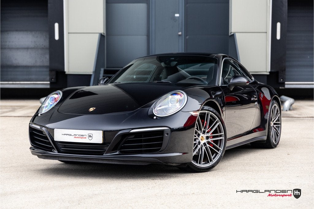 Porsche 911/991 3.0 Carrera 4 NL AUTO Sport Chrono/Sport Uit, Auto's, Gebruikt, Euro 6, 4 stoelen, Zwart