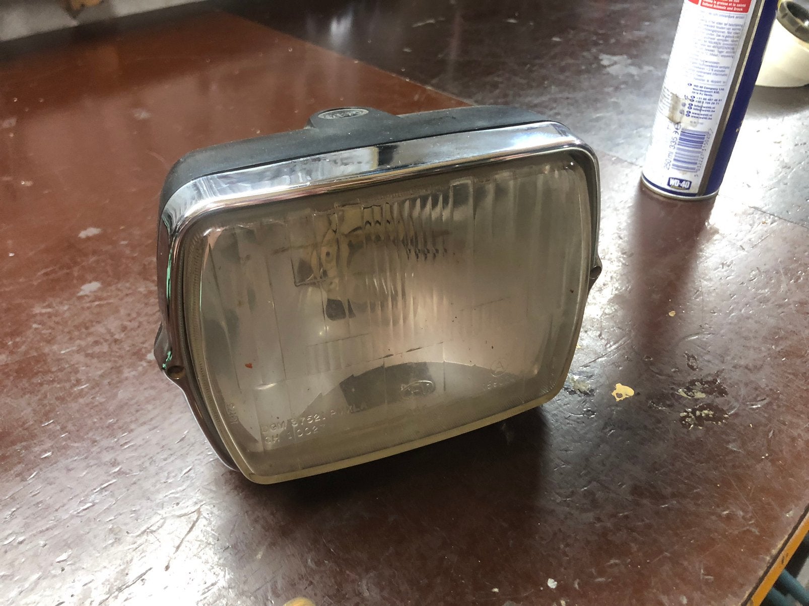 Koplamp CEV oldtimer brommer, Ophalen of Verzenden, Zo goed als nieuw, Koplamp, Overige merken