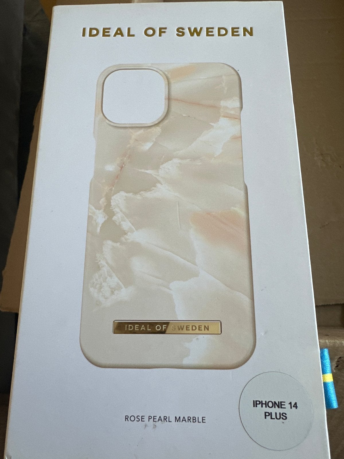 IDEAL OF SWEDEN iPhone 14 Plus Fashion Case Rose Pearl Marbl, Kunststof, Krasbestendig, IPhone 14 Plus, Nieuw