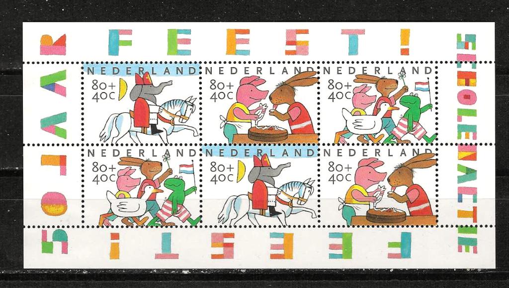 Nederland 1787 postfris, Postzegels en Munten, Postzegels | Nederland, Ophalen of Verzenden, Na 1940, Postfris