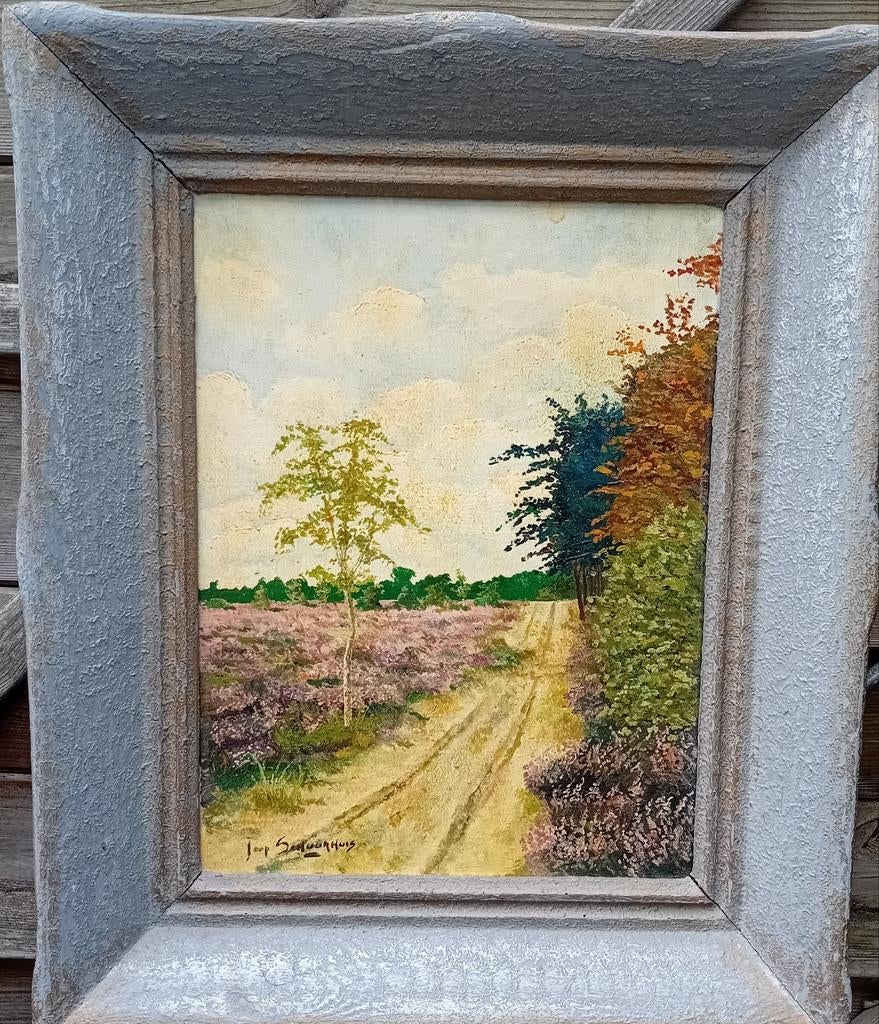 Joop Schuurhuis, Schipborg., Antiek en Kunst, Kunst | Schilderijen | Klassiek, Ophalen of Verzenden