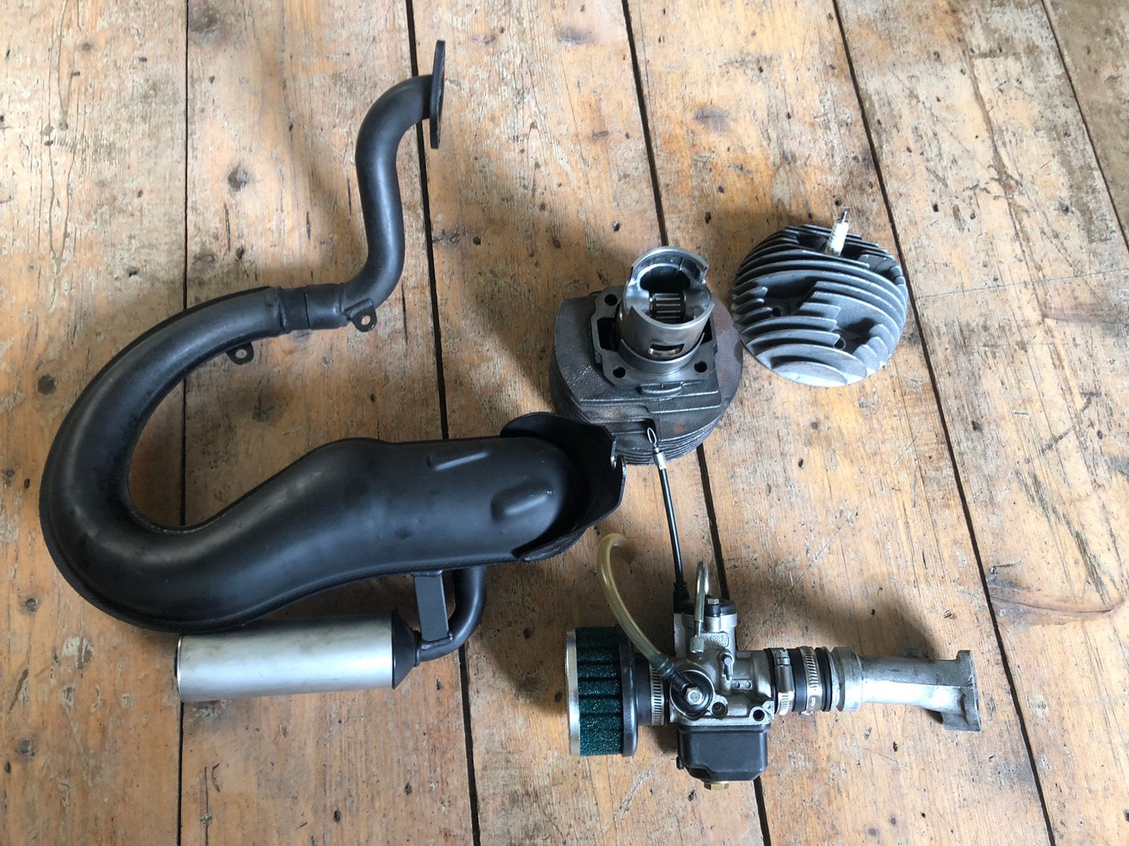 Vespa smallframe 125cc race polini dellorto malossi race, Ophalen, Gebruikt, Cilinder, Overige merken