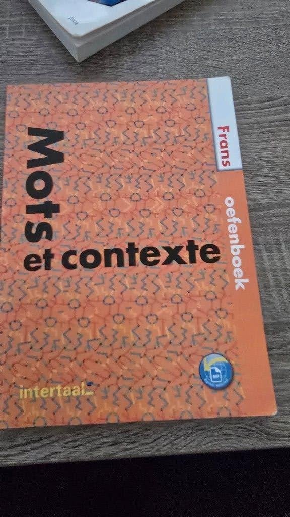 Mots et Contexte Frans oefenboek, Ophalen of Verzenden, Alpha, Overige niveaus, Onbekend