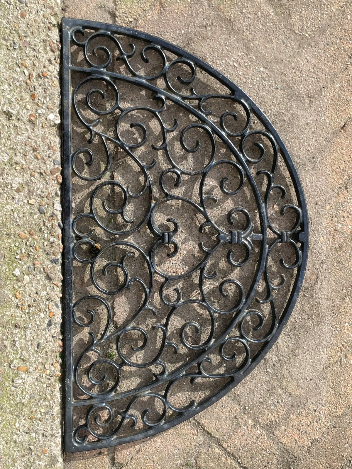 Gietijzeren deurrooster, Tuin en Terras, Ophalen, Zo goed als nieuw, Gietijzer