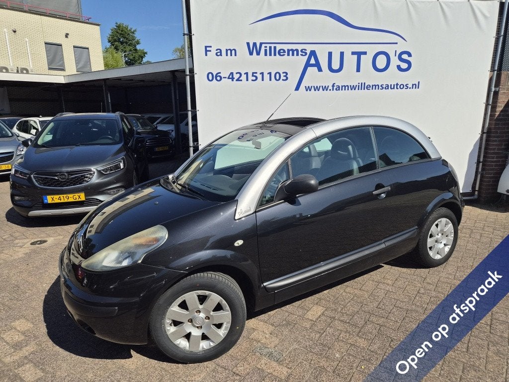 Citroën C3 Pluriel 1.6i-16V (bj 2008, semi-automaat), Automaat, 15 km/l, Gebruikt, Zwart