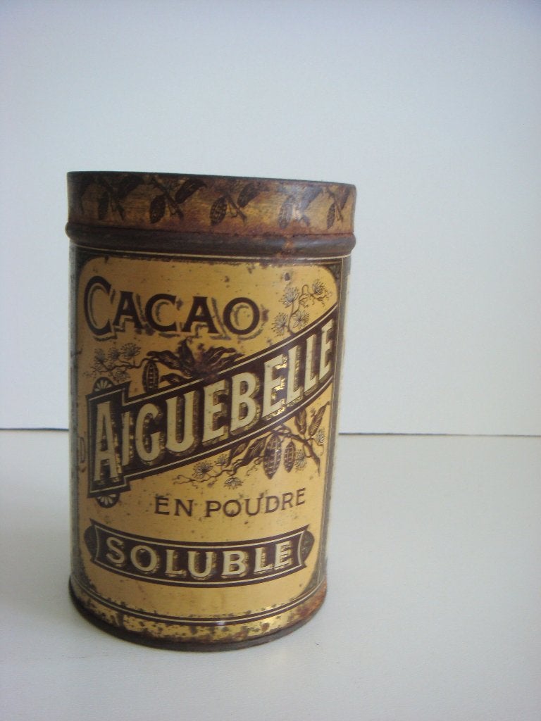 cacao blik Aiguebelle, Ophalen of Verzenden, Gebruikt, Overige, Overige merken