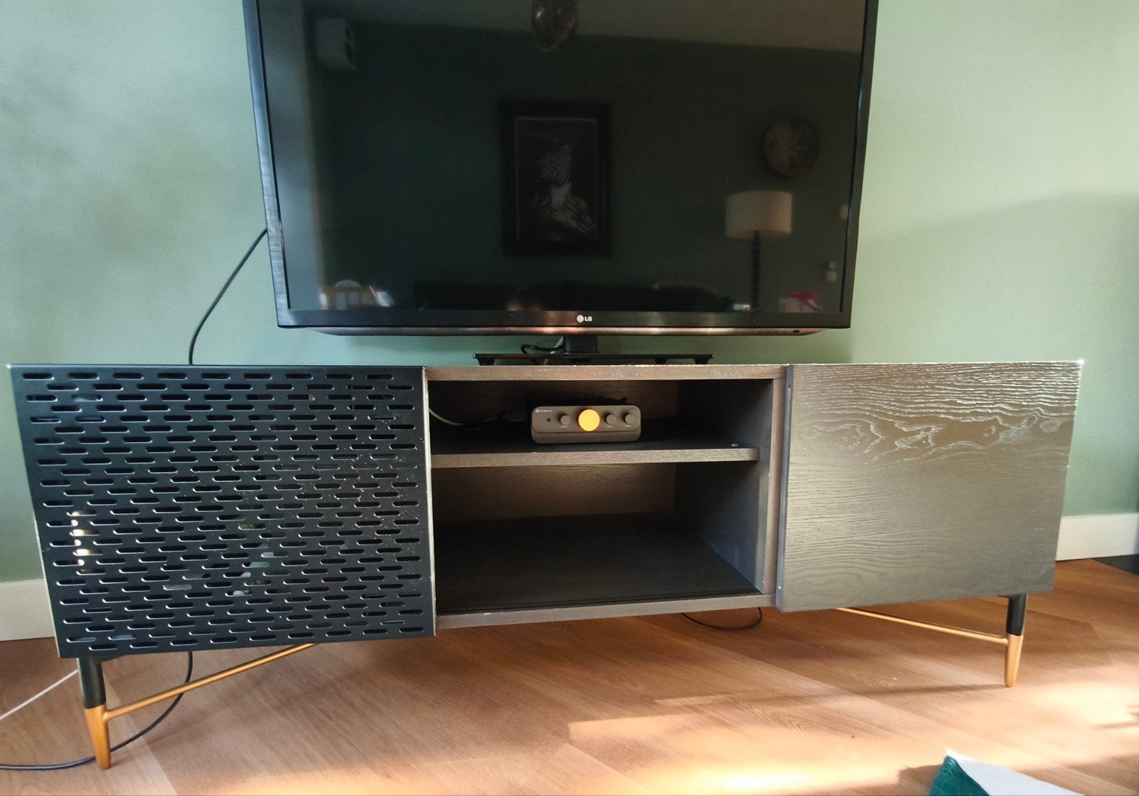 Tv meubel Kave Home, Huis en Inrichting, Ophalen, Gebruikt, 25 tot 50 cm, Minder dan 100 cm