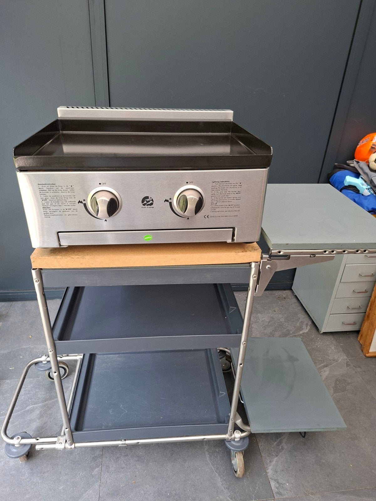 Gasbakplaat, Ophalen, Nieuw