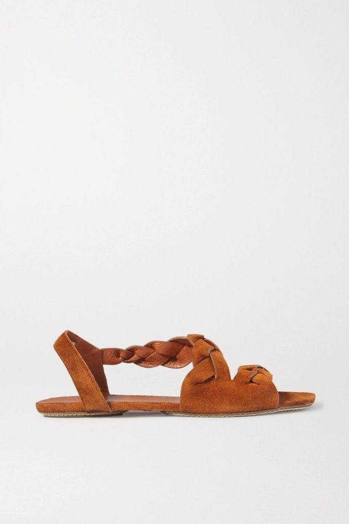 khaite torrance braided sandals sandalen | 38, Ophalen, Bruin, Sandalen of Muiltjes, Zo goed als nieuw