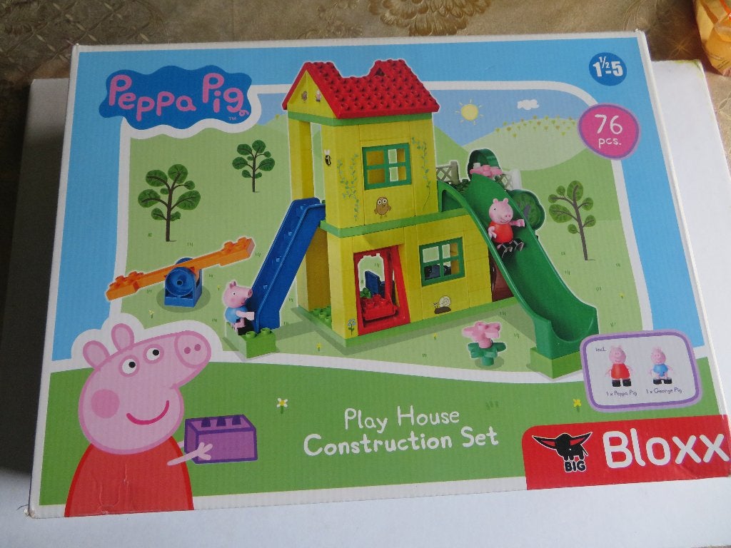PEPPA PIG - PLAY HOUSE CONSTRUCTION SET - BIG BLOXX - 76 PCS, Ophalen of Verzenden, Nieuw