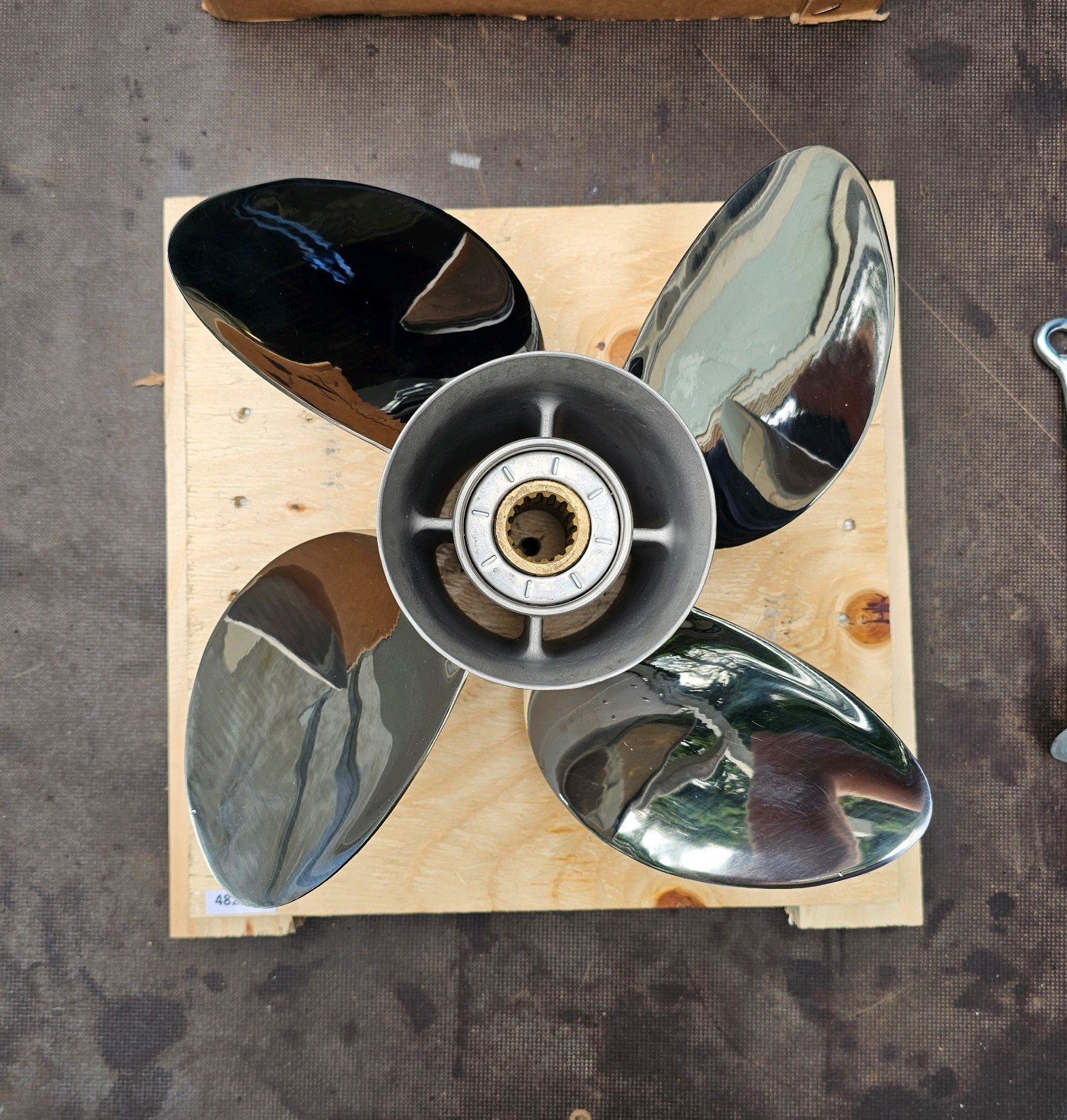 Propeller 17 P RVS 4 blad 70 pk 80 pk 100 pk 115 pk 130 pk, Ophalen of Verzenden