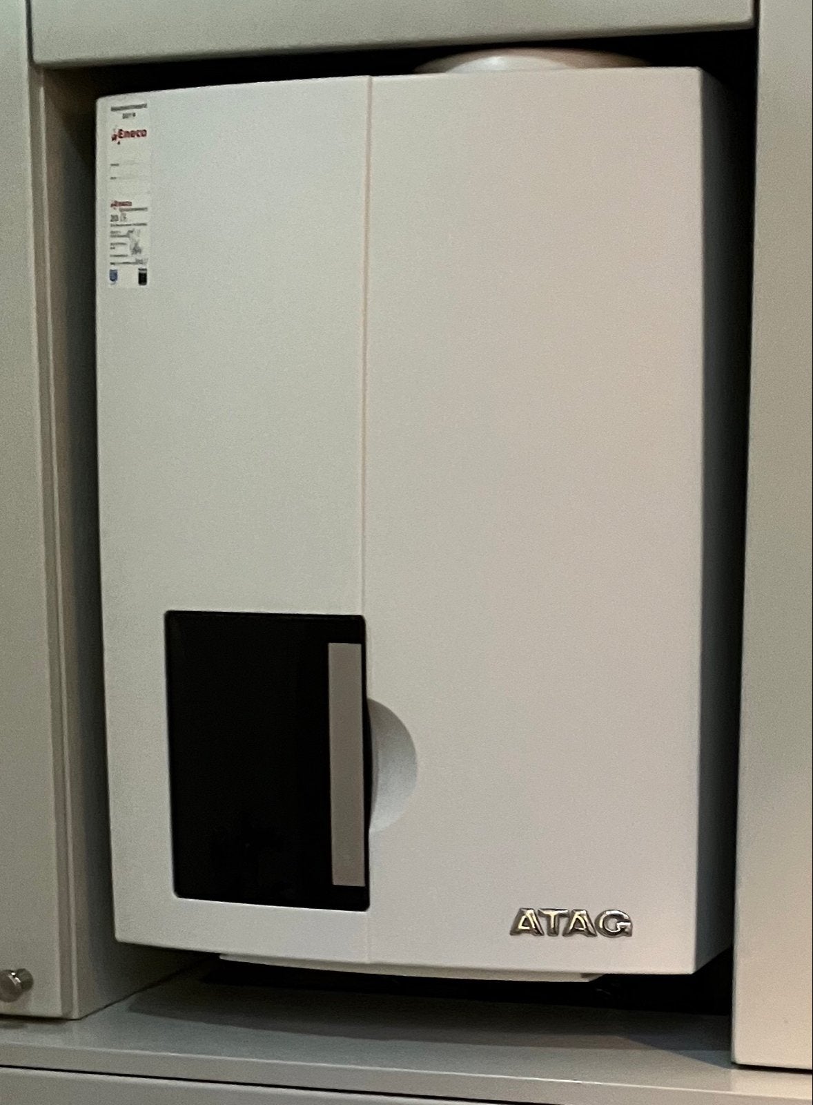 Atag E325EC CV ketel met thermostaat en afvoerpijp, Ophalen, Gebruikt, Cv-ketel of Combi-ketel, Hoog rendement (Hr)