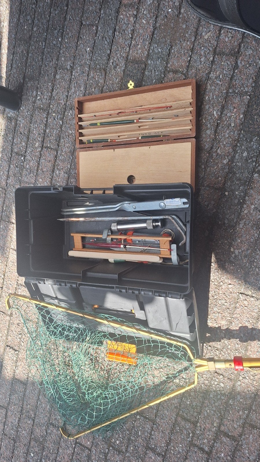 Visgerei set: complete uitrusting voor de beginnend visser, Ophalen