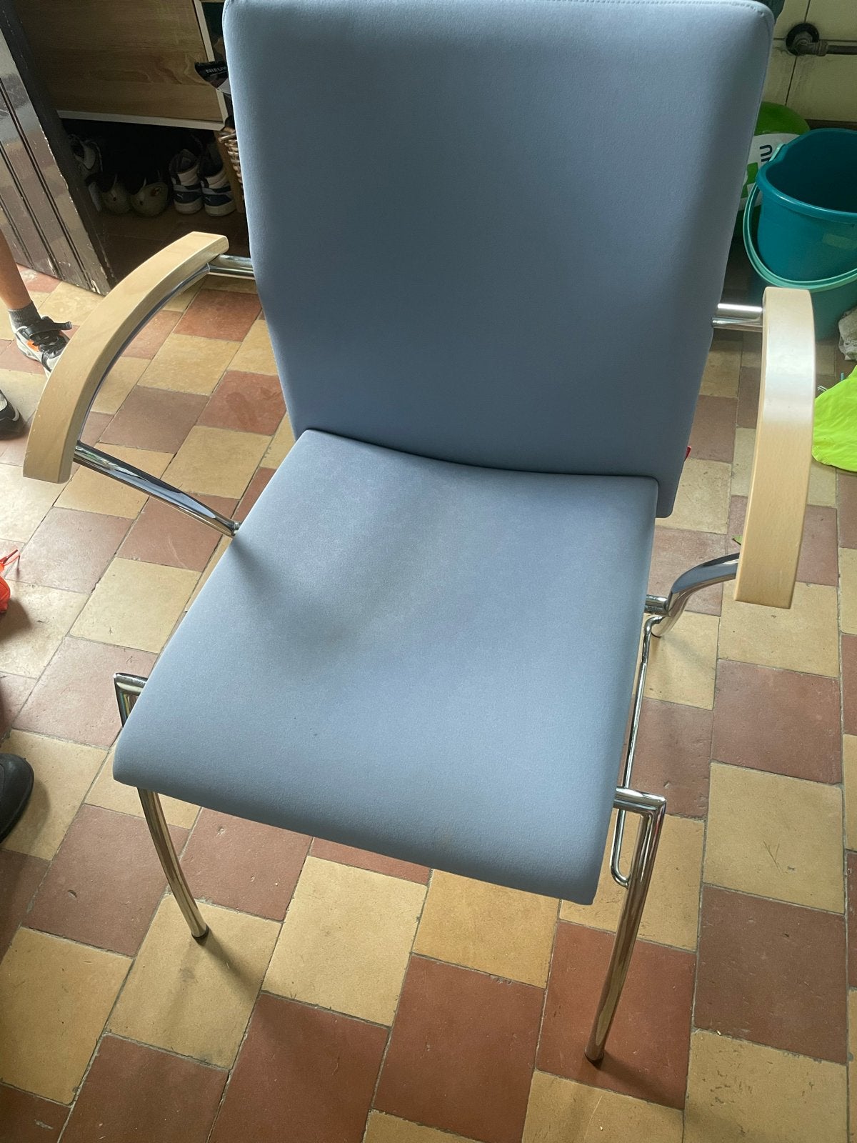 Mondial stoel ruilen voor snoep, Huis en Inrichting, Stoelen, Ophalen, Gebruikt, Blauw, Eén