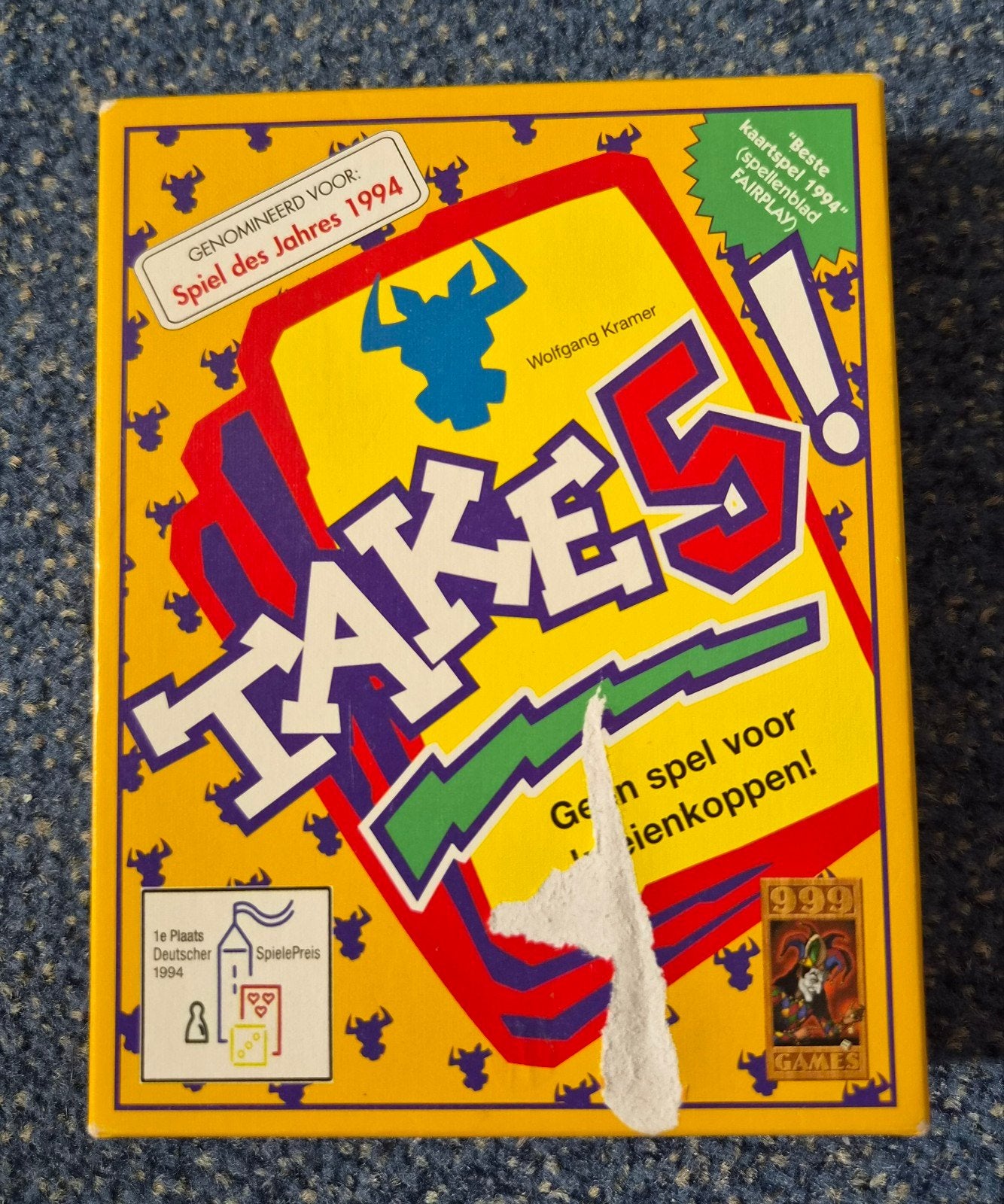 Take 5! Kaartspel - Wolfgang Kramer - 999 Games, Hobby en Vrije tijd, Gezelschapsspellen | Kaartspellen, Vijf spelers of meer