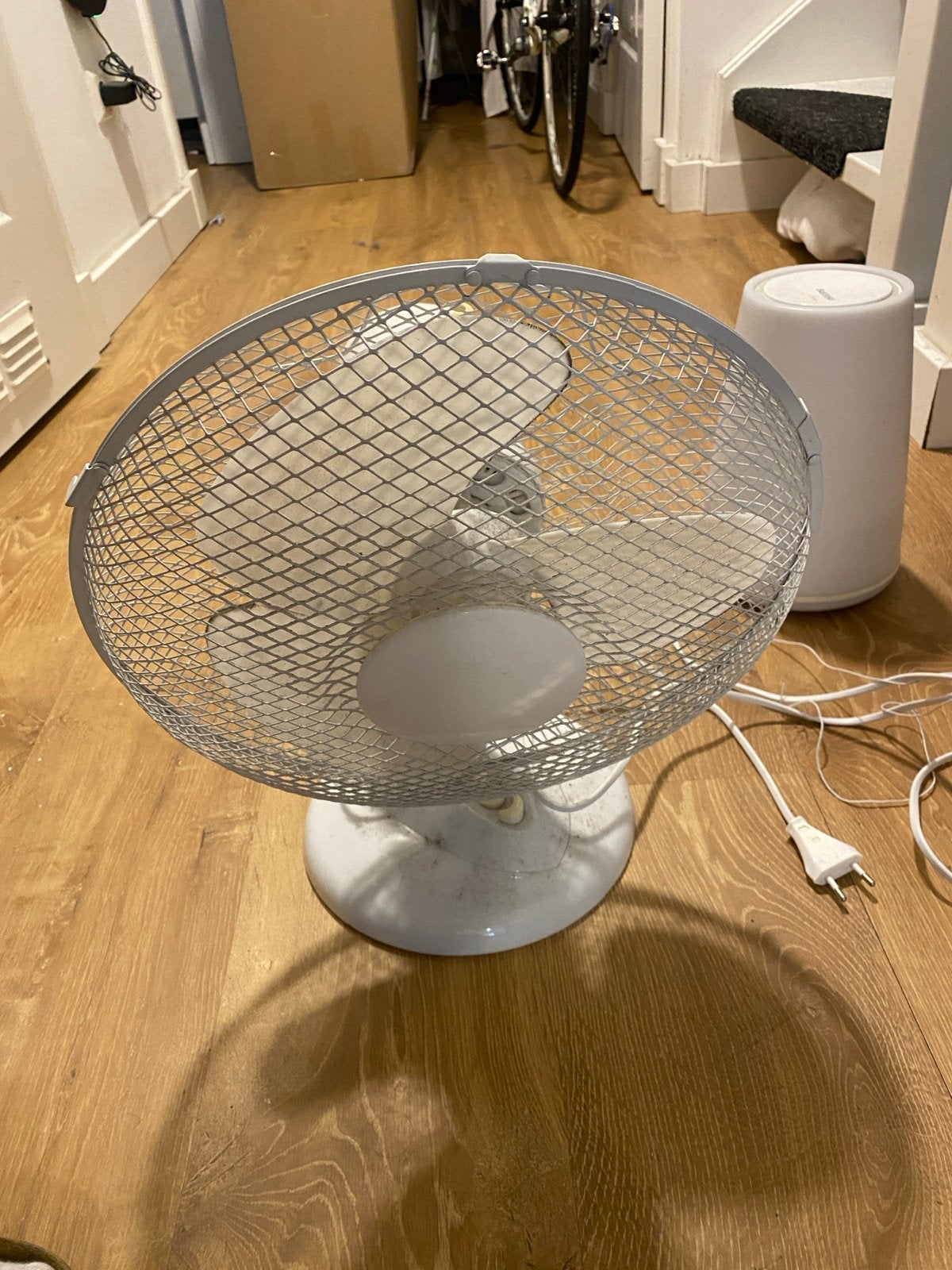 Kleine tafelventilator - Wit