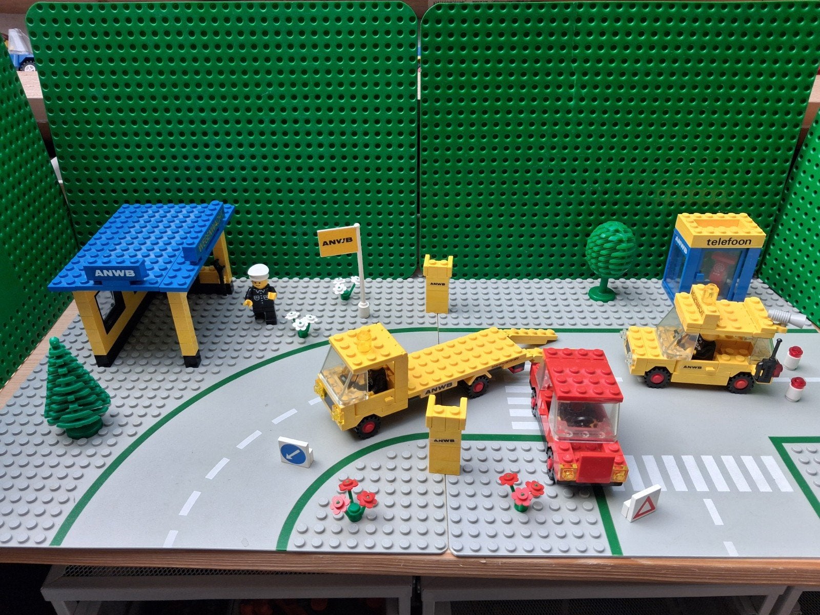 Lego 1590 ANWB Breakdown Assistance, Gebruikt, Verzenden, Lego, Complete set