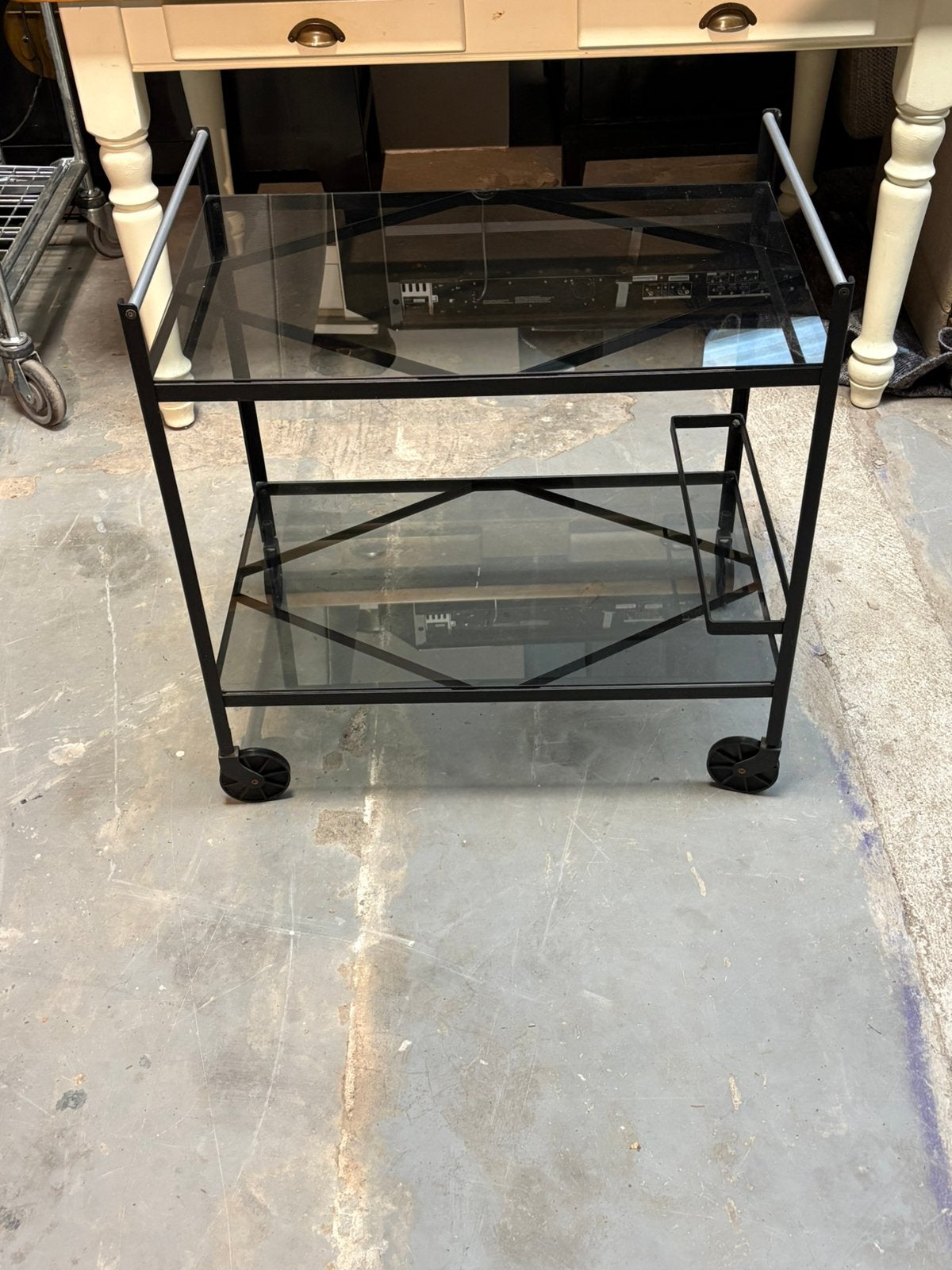 IKEA ROMA vintage serveerwagen / barcart – Niels Gammelgaard, Ophalen, 50 tot 100 cm, ., Zo goed als nieuw