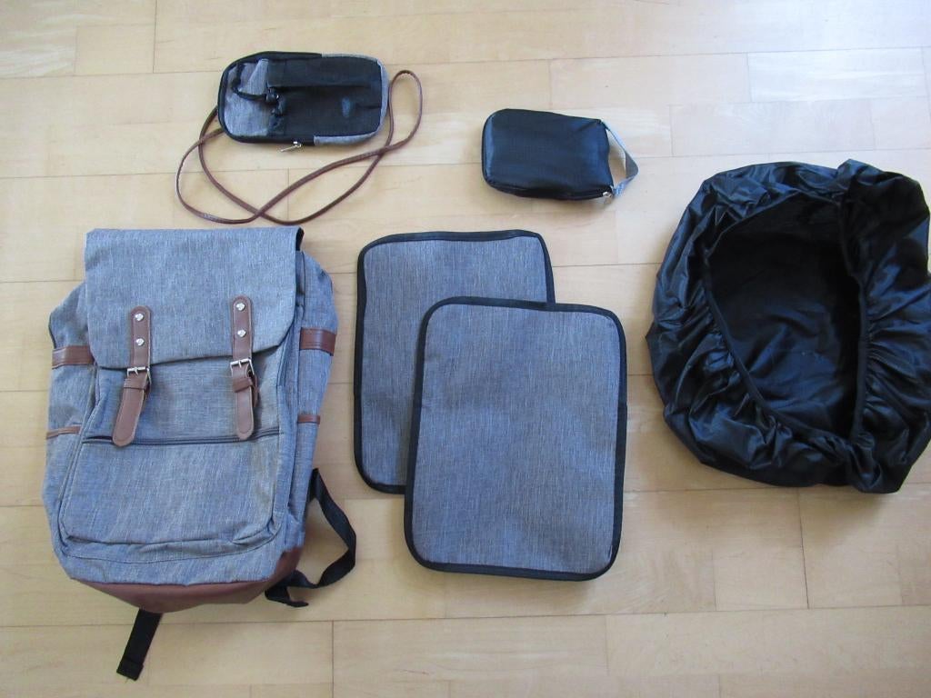 Rugtas, incl div. accessoires, Overige merken, 25 tot 40 cm, Nieuw, Ophalen of Verzenden