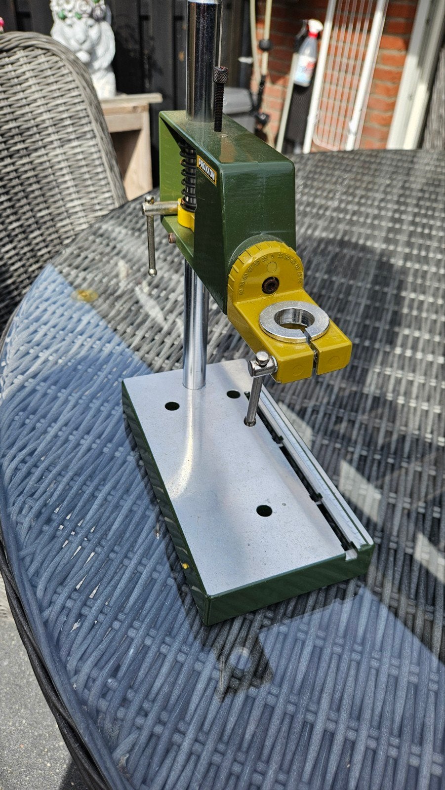 Proxxon Kolomboormachine - Perfect voor precisiewerk, Ophalen of Verzenden, Gebruikt, Minder dan 400 watt, Kolomboormachine