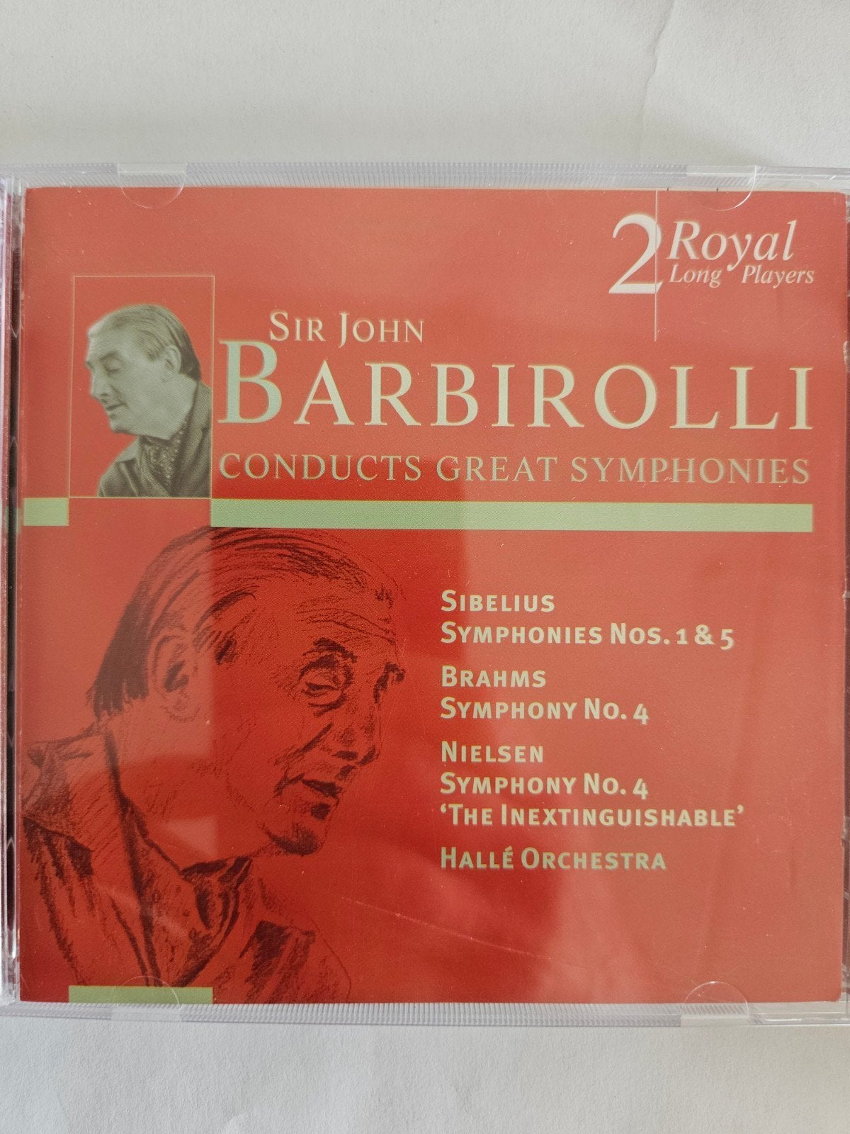 Sir John Barbirolli - Conducts Great Symphonies (2 CD), Ophalen of Verzenden, Romantiek, Zo goed als nieuw, Orkest of Ballet