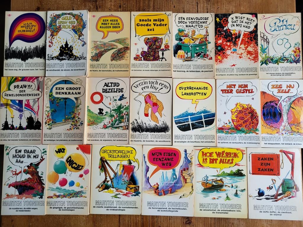 39 Literaire ReuzenPockets Ollie B. Bommel & Tom Poes € 4,50, Boeken, Stripboeken, Gelezen, Marten Toonder, Complete serie of reeks