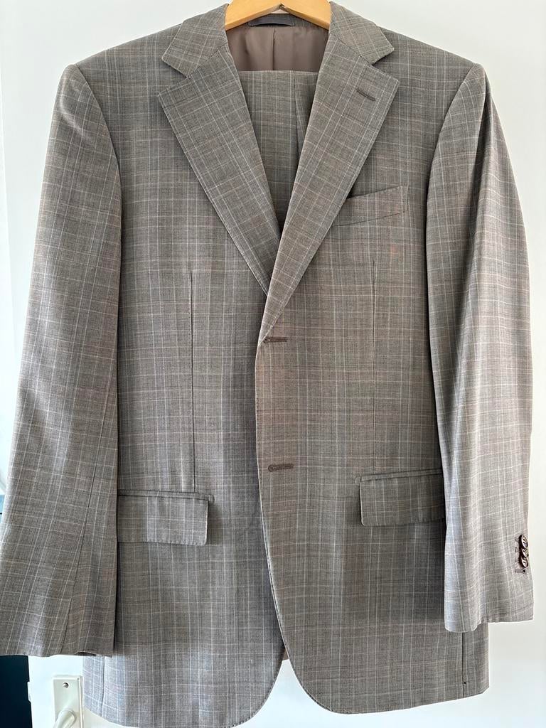 Herenpak - Maat 48 - Suitsupply, Kleding | Heren, Kostuums en Colberts, Ophalen of Verzenden, Gedragen, Maat 48/50 (M), Beige