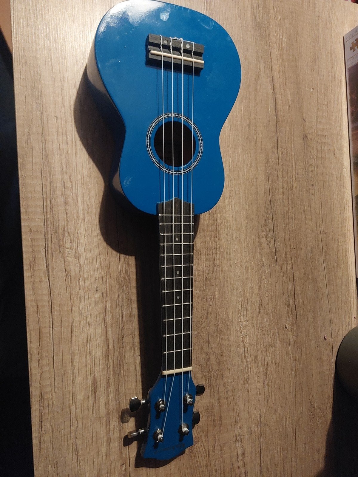 Blauwe ukelele - Zo goed als nieuw, Ophalen of Verzenden, Zo goed als nieuw, Overige typen